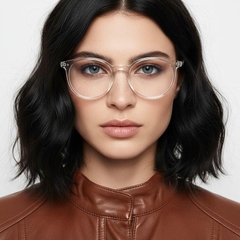 Oval Transparent TR90 Glasses #BS0406-0073