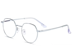 Geometric Silver Metal Glasses #BS0406-0090