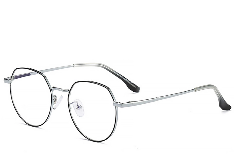 Geometric Silver Metal Glasses #BS0406-0093
