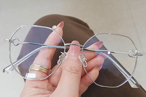 Geometric Silver Metal Glasses #BS0406-0096