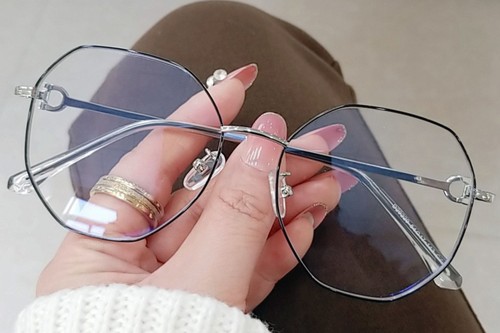 Geometric Silver Metal Glasses #BS0406-0099