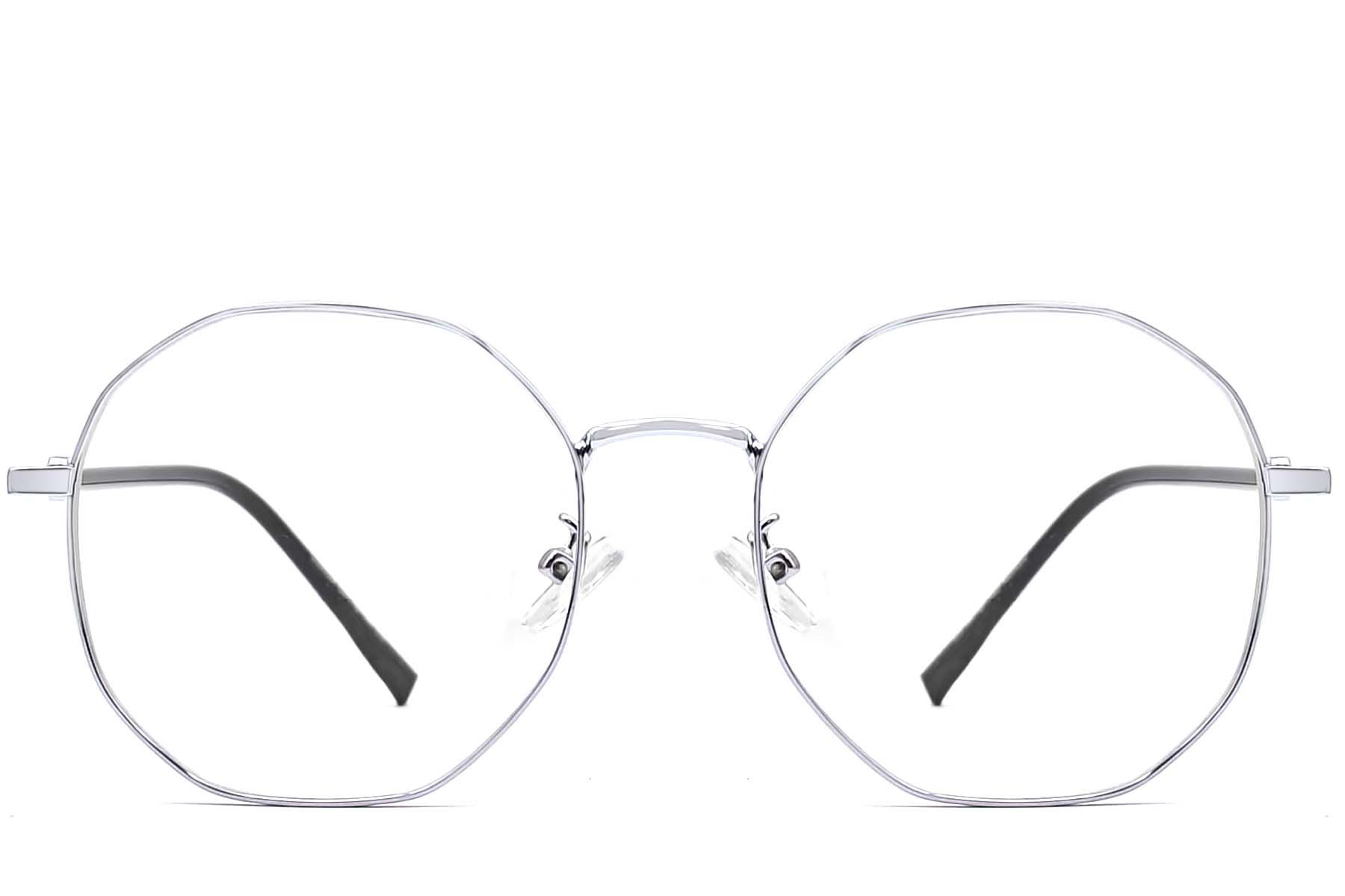 Geometric Silver Metal Glasses #BS0406-0102