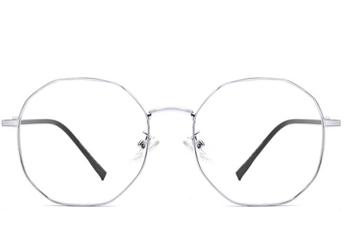 Geometric Silver Metal Glasses #BS0406-0102