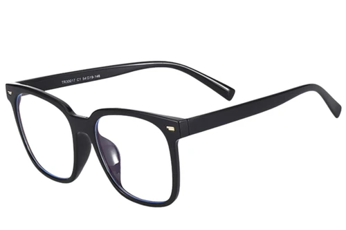 Rectangular Black TR90 Glasses #BS0406-0110