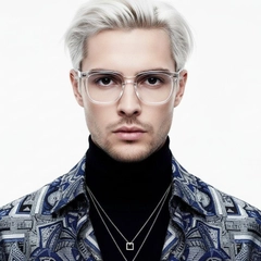 Vetro rettangolare trasparente TR90 #BS0406-0111