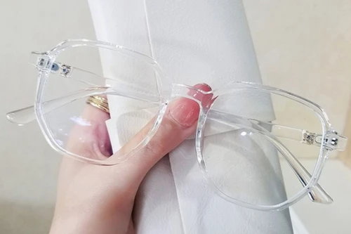 Geometric Transparent TR90 Glasses #BS0406-0127