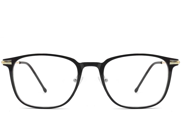 Rectangular Golden TR90 Glasses #BS0406-0140