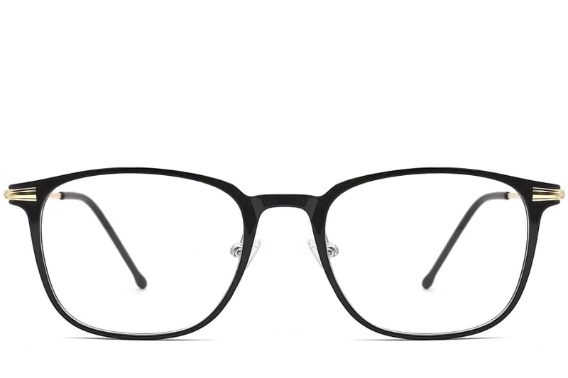 Rectangular Golden TR90 Glasses #BS0406-0140