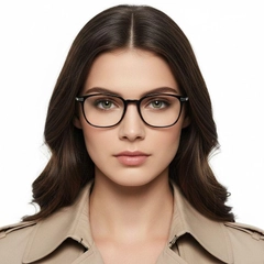 Gafas rectangulares TR90 plateadas #BS0406-0141