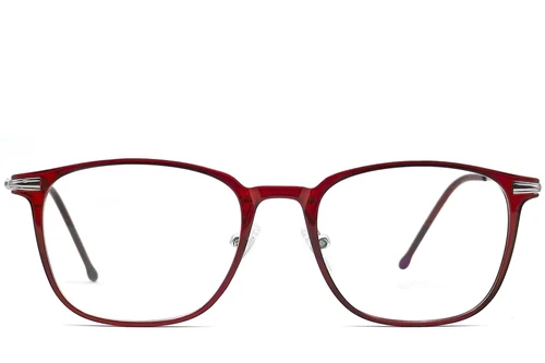 Rectangular Red TR90 Glasses #BS0406-0142