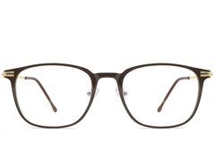 Rectangular Brown TR90 Glasses #BS0406-0143