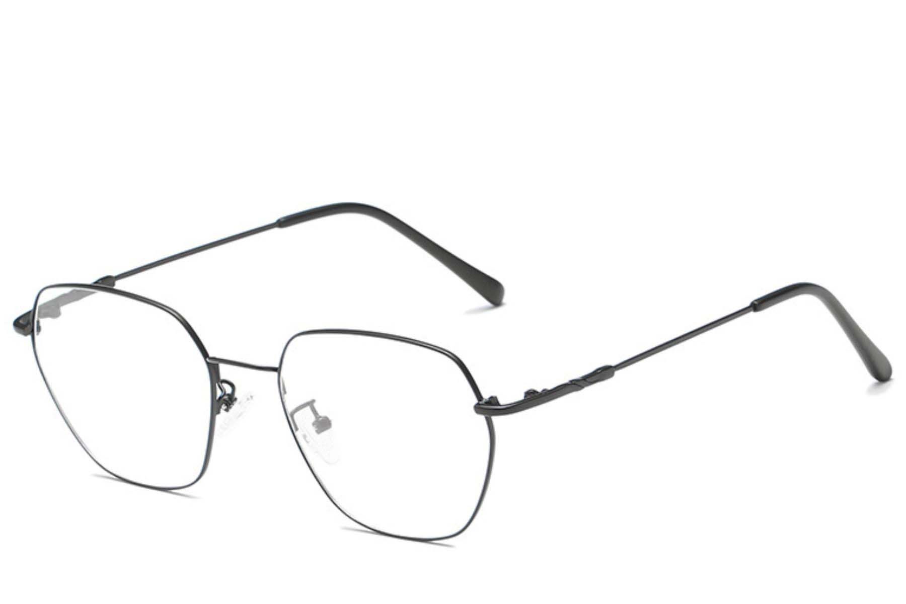 Geometric Black Metal Glasses #BS0406-0144