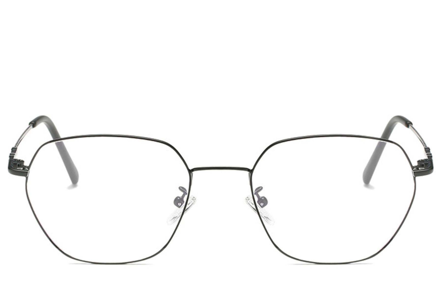 Geometric Black Metal Glasses #BS0406-0144