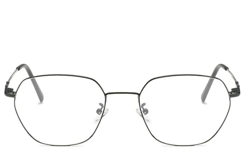 Lunettes géométriques en métal noir #BS0406-0144