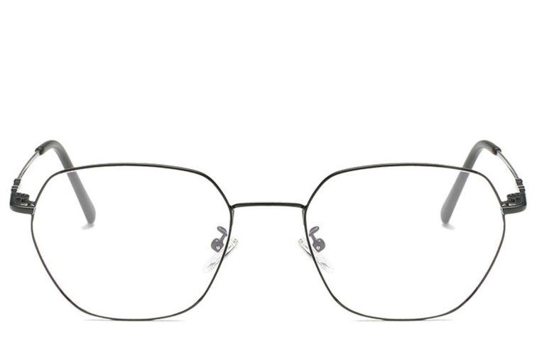 Geometric Black Metal Glasses #BS0406-0144