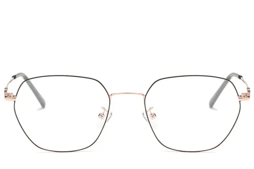 Lunettes géométriques en métal doré #BS0406-0146
