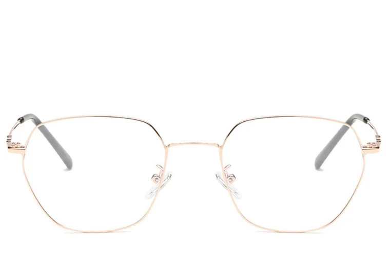 Geometrische rosa Metallbrille #BS0406-0147