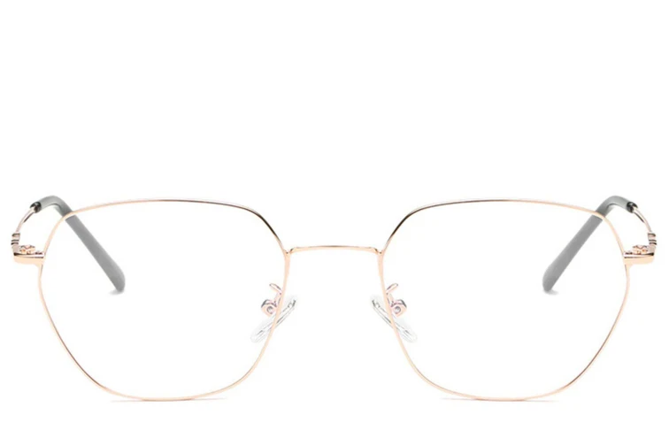 Occhiali geometrici in metallo rosa #BS0406-0147
