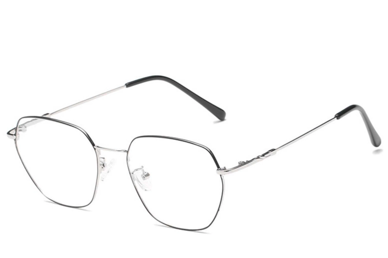 Geometric Silver Metal Glasses #BS0406-0148