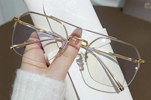 Lunettes aviateur en métal doré #BS0406-0459