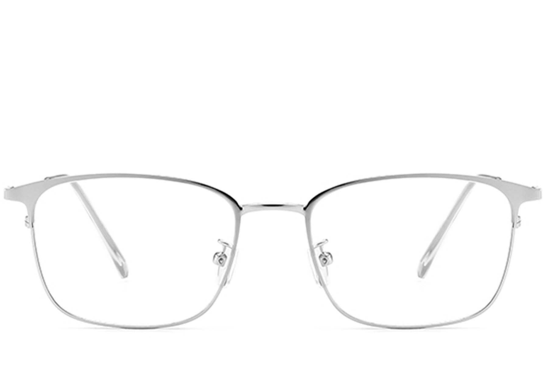 Rectangular Silver Metal Glasses #BS0406-0171