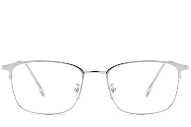 Rectangular Silver Metal Glasses #BS0406-0171