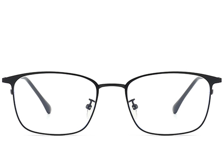 Rectangular Black Metal Glasses #BS0406-0172