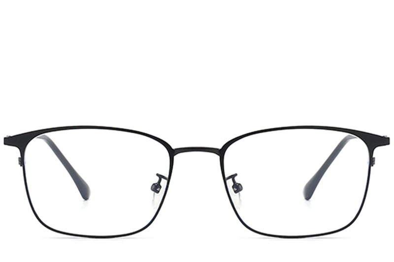 Rectangular Black Metal Glasses #BS0406-0172