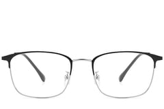 Rectangular Silver Metal Glasses #BS0406-0174