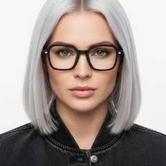 Rectangular Black TR90 Glasses #BS0406-0176