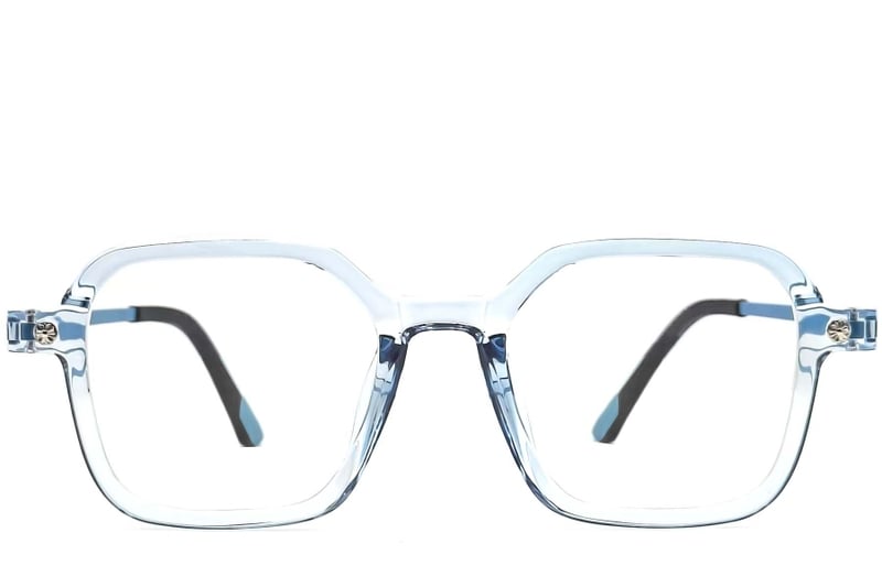 Rectangular Blue TR90 Glasses #BS0406-0180