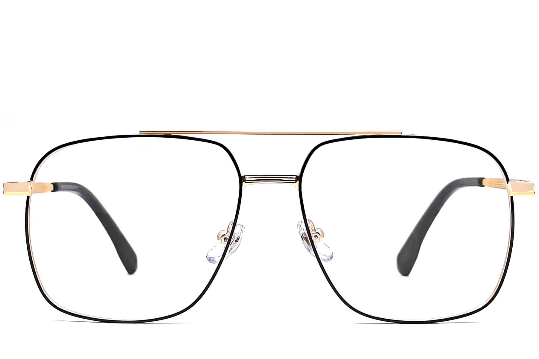 Aviator Gouden Metalen Bril #BS0406-0186