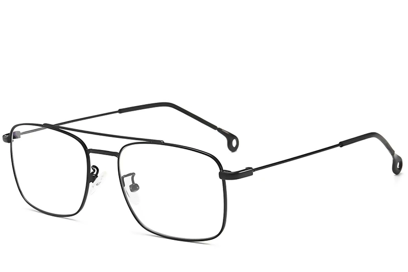 Aviator Black Metal Glasses #BS0406-0194