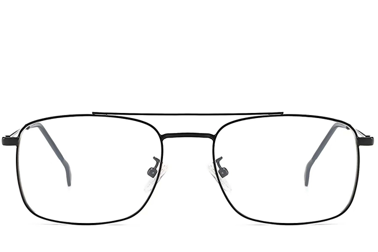 Aviator Black Metal Glasses #BS0406-0194