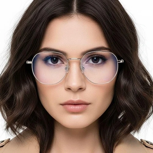 Geometric Silver Metal Glasses #BS0406-0209