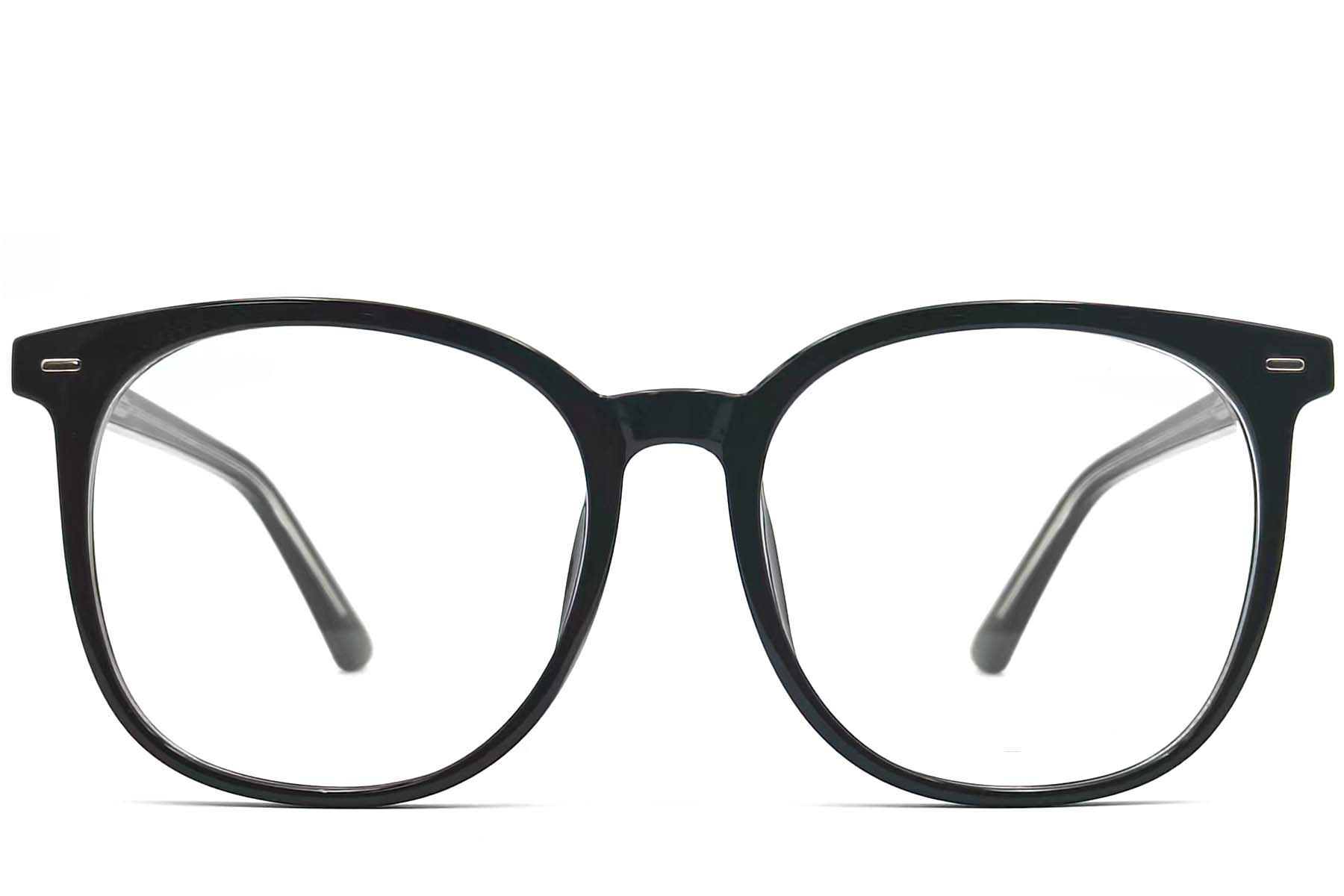 Gafas ovaladas negras TR90 #BS0406-0216