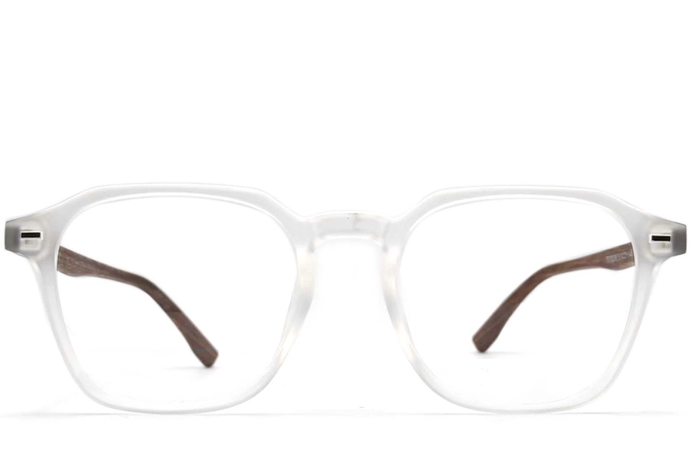 Rectangular Transparent TR90 Glasses #BS0406-0222