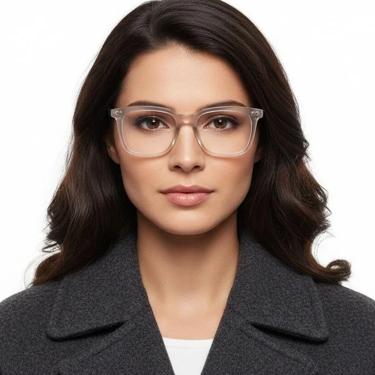 Rectangular Grey TR90 Glasses #BS0406-0226