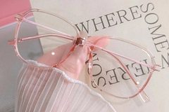 Rectangular Pink TR90 Kids Glasses #BS0406-0232