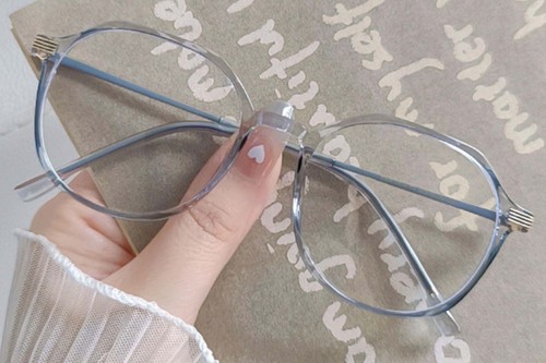 Geometric Grey TR90 Kids Glasses #BS0406-0238