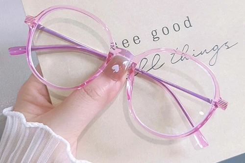 Oval Purple TR90 Kids Glasses #BS0406-0243