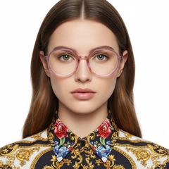 Gafas ovaladas TR90 moradas para niños #BS0406-0243