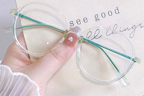 Oval Green TR90 Kids Glasses #BS0406-0244