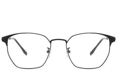 Gafas de metal negro semi al aire #BS0406-0252