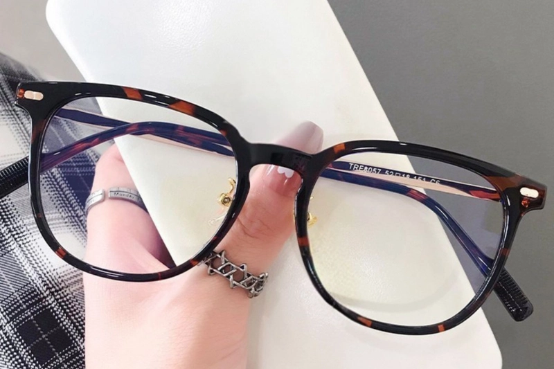 Oval Tortoiseshell TR90 Glasses #BS0406-0267