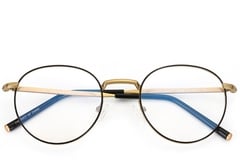 Oval Golden Metal Glasses #BS0406-0268