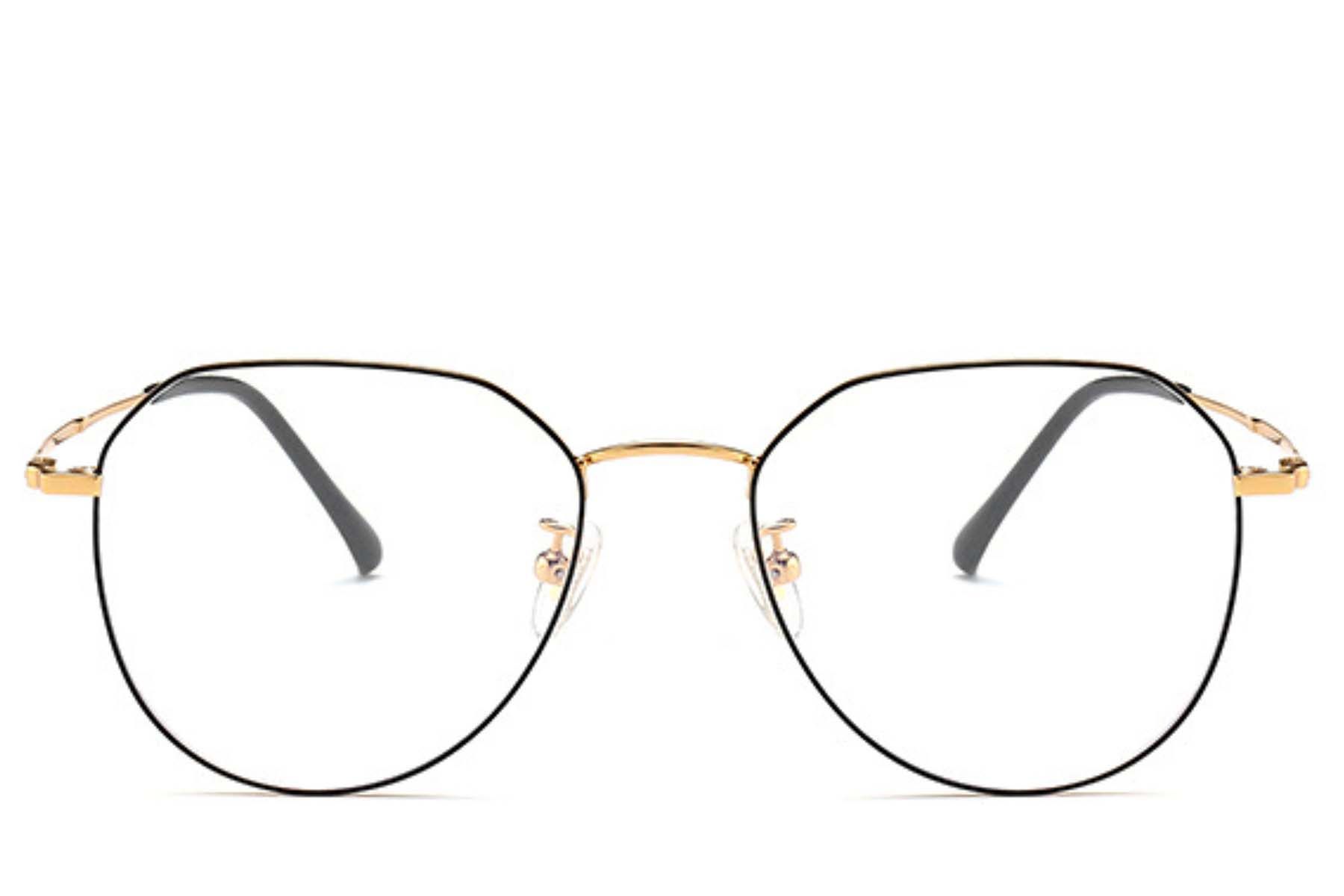 Oval Black Titanium Glasses #BS0406-0271