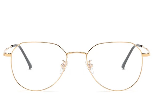 Oval Golden Titanium Glasses #BS0406-0272
