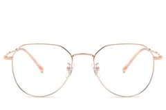 Oval Pink Titanium Glasses #BS0406-0273