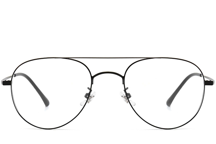 Gafas de aviador de titanio negro #BS0406-0274